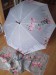Deštník polyester-ponge + šála -